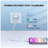 Дата кабель USB-C to Lightning 2.0m US1713A Nickel Plating ABS Shell White Ugreen (60749) (343873)