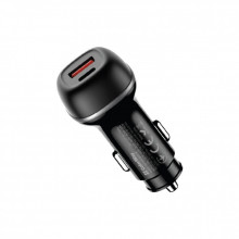 Зарядное устройство ColorWay USB-C PD65W + USB QC3.0 car adapter (CW-CHA068PD-BK) (344873) Зарядное устройство ColorWay USB-C PD65W + USB QC3.0 car adapter (CW-CHA068PD-BK) (344873)