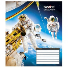 Тетрадь ученическая "Space singularity" 024-3384K-5 в клетку, 24 листов
