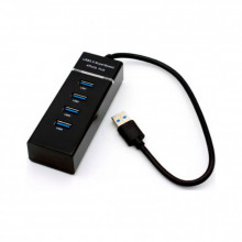 Концентратор Voltronic USB 3.0 to 4xUSB black (NX-UH-303B) (257973)
