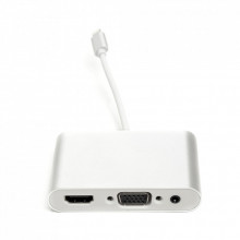 Переходник Lightning (M) to HDMI, VGA, 3.5mм (F) PowerPlant (CA911929) (175083)