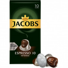 Кофе Jacobs Espresso 10 Intenso в капсулах совместимы с Nespresso 10 шт (8711000371183) (343083)