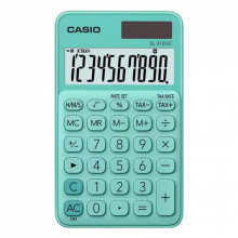 Калькулятор Casio SL-310UC-GN-W-EC, зеленый (CALC-CAS-SL-310UC-GN) (286283)