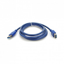 Дата кабель USB 3.0 AM/AF 1.5m blue Voltronic (YT-3.0AM\AF-1.5BL) (323283)