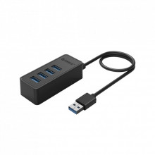 Концентратор Orico USB 3.0 4 ports (W5P-U3-100-BK-PR) (CA911264) (194383)