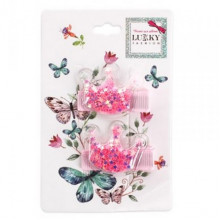 Детские заколки для волос "Корона" T18456(Pink)