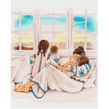 Картина по номерам "Материнское тепло" © Алла Березовская Brushme BS53276 40х50 см