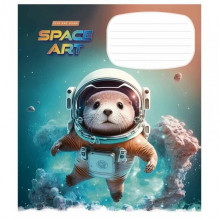 Тетрадь ученическая "Space Art" 012-3406K-5 в клетку, 12 листов
