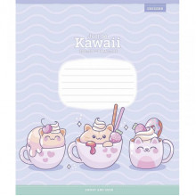 Тетрадь ученическая "Just be Kawaii" 012-3408K-3 в клетку, 12 листов