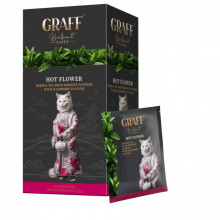 Чай Graff Hot Flower Каркаде с ароматом малины 20 пакетиков х 1.5 г (4820279610641) (232093)