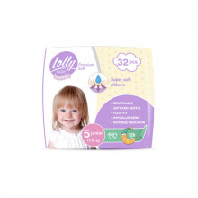 Подгузники Lolly Premium Soft 5 (11-25 кг) 32 шт (4820174981051) (340493)