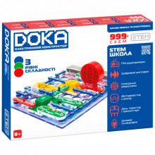 Конструктор DOKA электронный Школа 999+ схем (D70708) (237793) Конструктор DOKA электронный Школа 999+ схем (D70708) (237793)