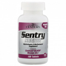 Мультивитамин 21st Century Мультивитамины и Мультиминералы для Женщин 50+, Sentry Senio (CEN27542) (302893)