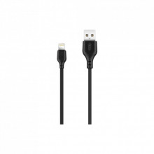 Дата кабель USB 2.0 AM to Lightning 1.0m 2.1A NB103 black XO (6920680862702) (324893)