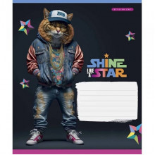 Тетрадь ученическая "Dance star" 018-3276K-1 в клетку, 18 листов