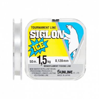 Леска Sunline SIGLON ICE 50м #0.6/0.128мм 1,5кг (1658.03.11) (277104)