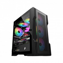 Корпус 1stPlayer T3-BK-4F1 (320104)