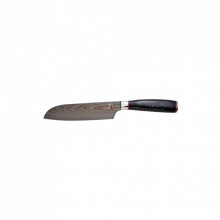 Кухонный нож MasterPro Tetsu, сантоку, 17.5 см, чорний (BGMP-4128-MBK) (291304)