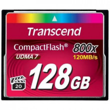 Карта памяти Transcend Compact Flash Card 128Gb 800X (TS128GCF800) (251504)
