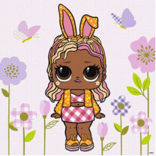 Картина по номерам "L.O.L. Surprise! HipHop4Lyfe BossBunny" KHO1103, 40х40 см