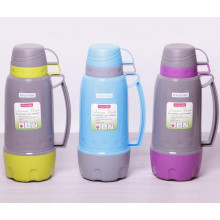 Термос Kamille Glass Pleasure 1800мл дзеркальна колба і 2 чашечки (240704)