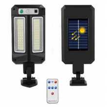 Уличный фонарь CB-Q6-2LED на солнечной батарее с датчиком движения и пультом (257704)