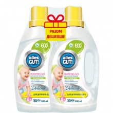 Гель для стирки Alles GUT! Eco Для детских вещей 2 х 900 мл (4820189880639) (343704)