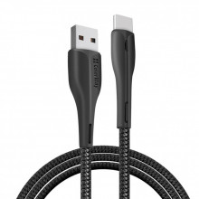 Дата кабель USB 2.0 AM to USB-C 1.0m led black ColorWay (CW-CBUC034-BK) (260804)