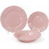 Набір 6 глибоких тарілок Leeds Ceramics SUN Ø23см, кам'яна кераміка (рожеві) (195904)