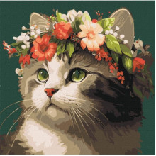 Картина по номерам "Весенний венок" ©art_selena_ua KHO6509 40х40 см Идейка