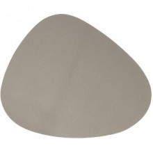 Набір 4 сервірувальних килимка "Крапля" з еко-шкіри 37х45см, золотистий плейсмат (підтарільники) (247014)