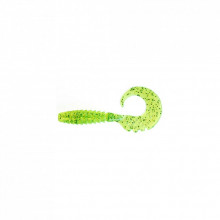 Силикон рыболовный FishUP Fancy Grub 2.5" 026 - Flo Chartreuse/Green (10шт/уп) (1864.01.22) (282214)