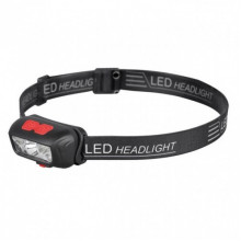 Фонарь налобный аккумуляторный XPE+2SMD+2RED SMD, 6 режимов работы, сенсор, STORM INTERTOOL LB-0310 (192514)