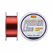 Леска Brain Feeder 300 m 0,223 mm #1.7, 4.3 kg, 9.5 lb, ц.: copper (1858.70.03) (277124)