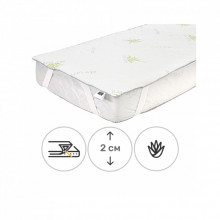 Наматрасник MirSon №1051 Alberto Тенсель (Modal) Strong Aloe Vera 70х190 см (2200001508897) (338124)