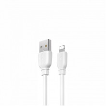 Кабель Remax Suji Pro USB 2.0 to Lightning 2.4A 1M Белый (RC-138i-w) (253324)