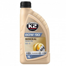 Трансмиссионное масло K2 Mineral Gear Oil GL-5 80W-90 1 л (O5541E) (295324)