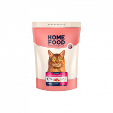 Сухой корм для кошек Home Food Healthy skin and shiny coat з індичкою та лососем 1.6 кг (4820235020170) (324324)