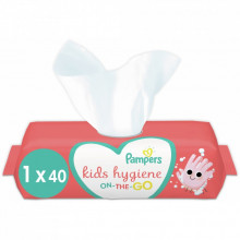 Детские влажные салфетки Pampers Kids Hygiene On-the-go 40 шт. (8006540222089) (201624)