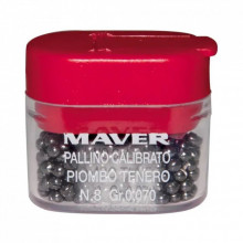 Грузило Maver набір Pallini Supercalibrati Teneri 5/0 (0.705g) (1300.36.11) (284624)