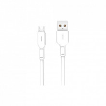 Дата кабель USB 2.0 AM to Micro 5P 1.0m 3A white XO (NB112-M-WH) (323624)
