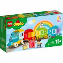 Конструктор LEGO Duplo Поезд с цифрами учимся считать 23 детали (10954) (341624)