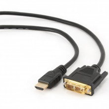 Кабель мультимедийный HDMI M to DVI M 1.8m 18+1pin Cablexpert (CC-HDMI-DVI-6) (193724)