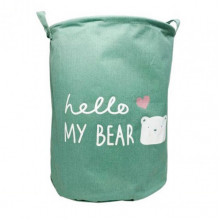 Корзина для игрушек и белья «Hello my bear» MGZ-1004(Green)