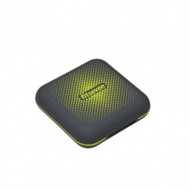 Кейс для капсул Fitseven TP005GY, графитовый с желтым