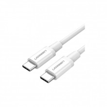Дата кабель USB-C to USB-C 0.5m 3A 60W US264 white Ugreen (60517) (324824)
