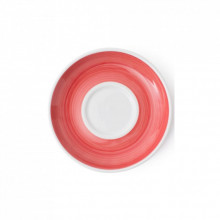 Блюдце Ancap серія Verona Millecolori 14,5 см Red для серій "Verona/Torino/Bari/Palermo Millecolori Hand Pain (34411) (290924)
