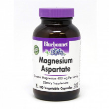 Минералы Bluebonnet Nutrition Аспартат Магния 400 мг, Magnesium Aspartate, 100 вегетариан (BLB0730) (305924)