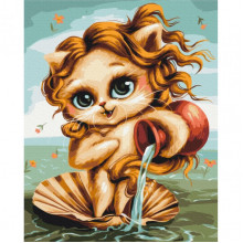 Картина по номерам "Котик Водолей" © Марианна Пащук Brushme BS53912 40x50 см