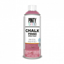 Краска-аэрозоль Pintyplus на водной основе Chalk-finish, Розовая темная, 400 мл (8429576230604) (271034)